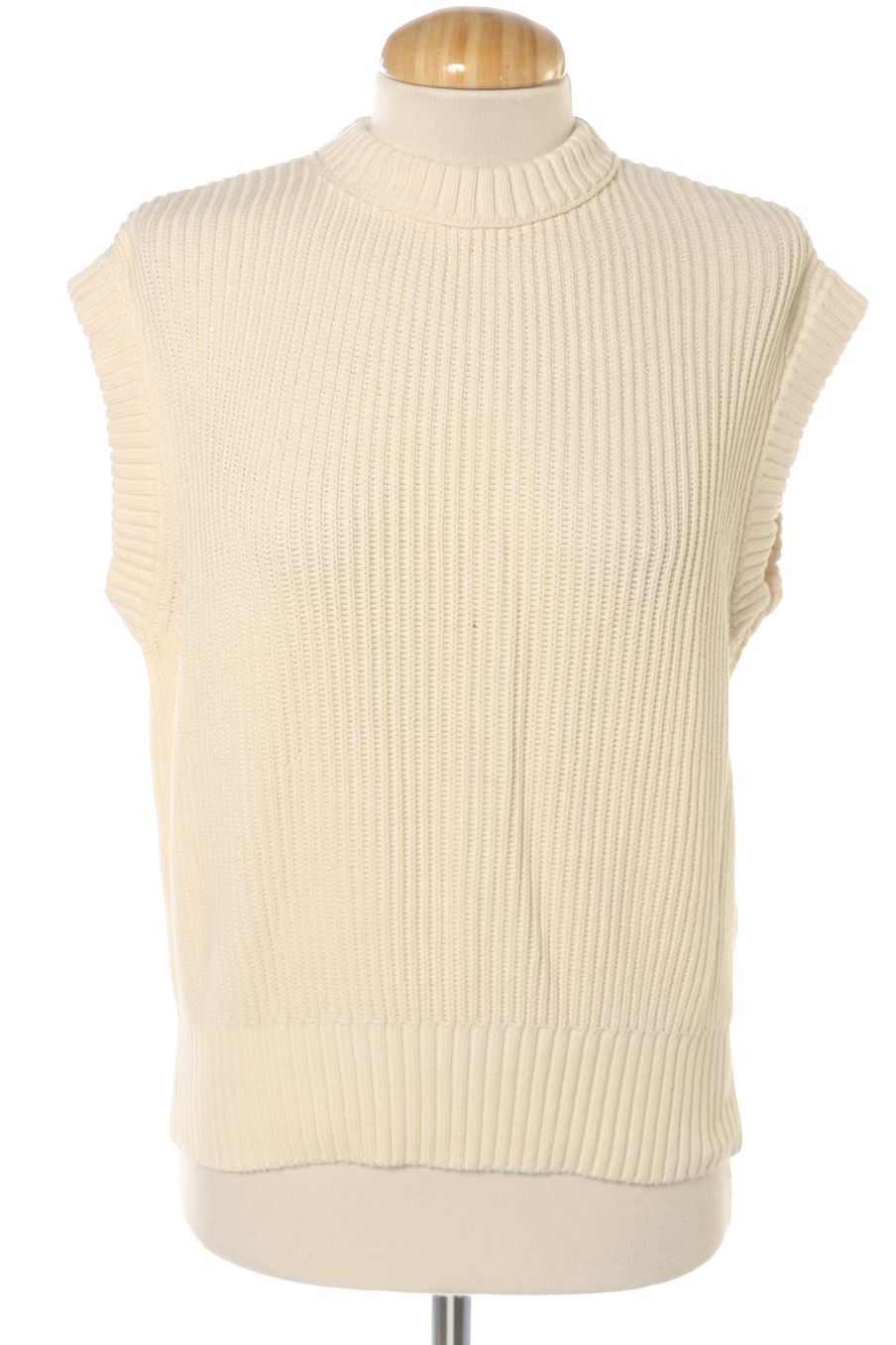 Pull Massimo Dutti de la taille S, de couleur beige