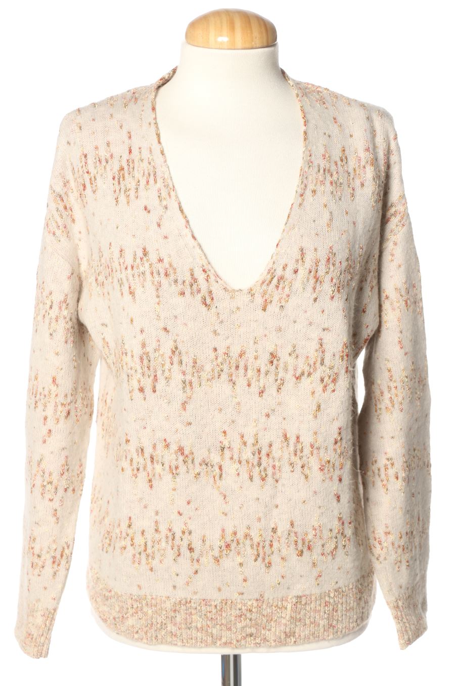 Pull Uterqüe de la taille S, de couleur imprimés