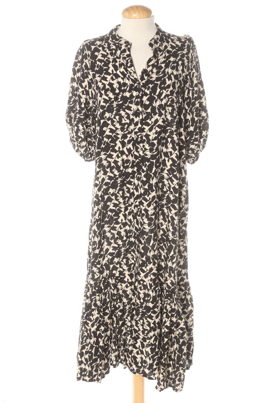 Robe casual pompom de la taille Taille unique, de couleur imprimés