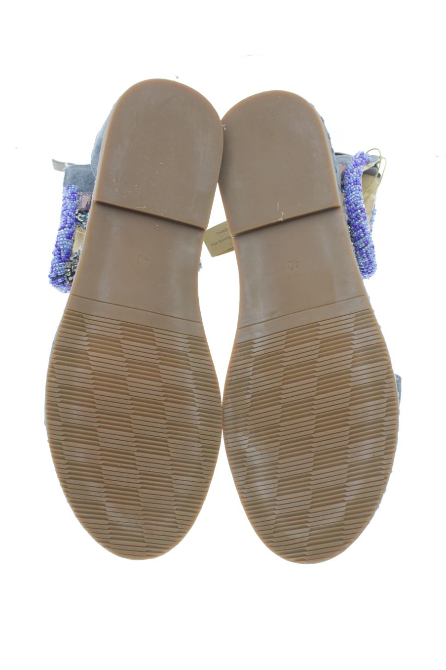 Sandalias planas de Alma En Pena. de la talla 40, de color azul de