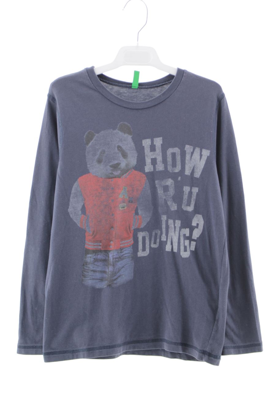 Camiseta de manga larga de Benetton de la talla 7 años de segunda mano