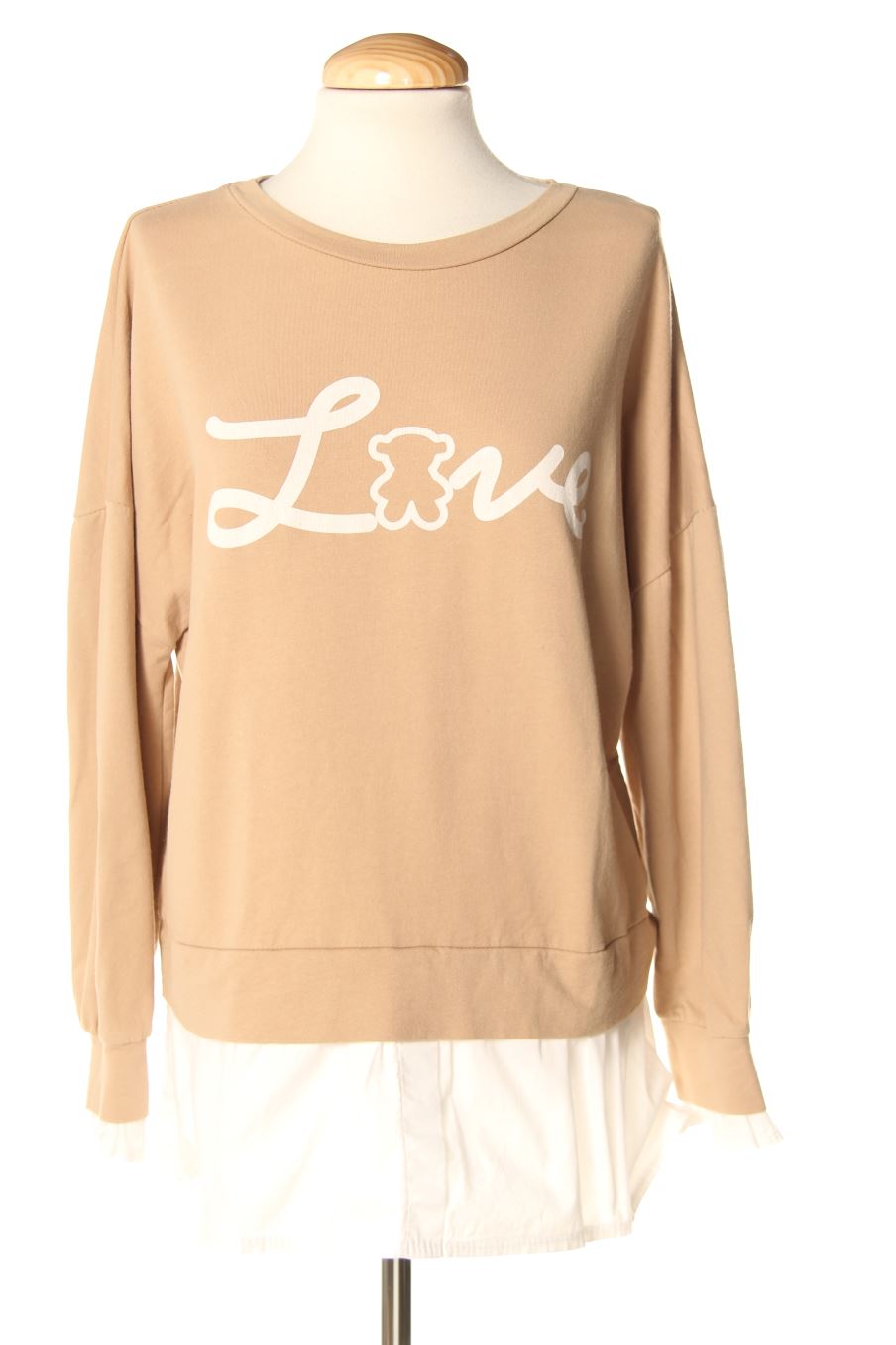 Sweat Made in italy de la taille M, de couleur beige
