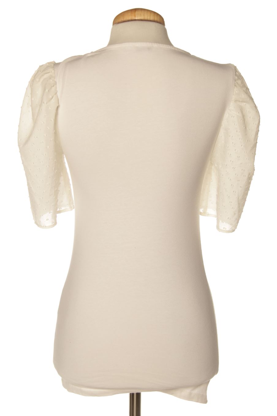 Camiseta de Stradivarius de la talla S, de color blanco