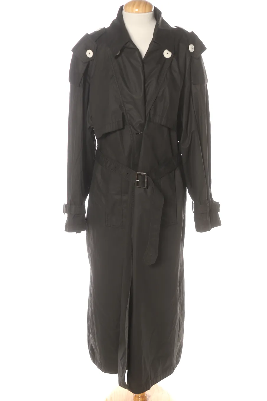 Gabardina de Tommy Hilfiger de la talla M, de color negro