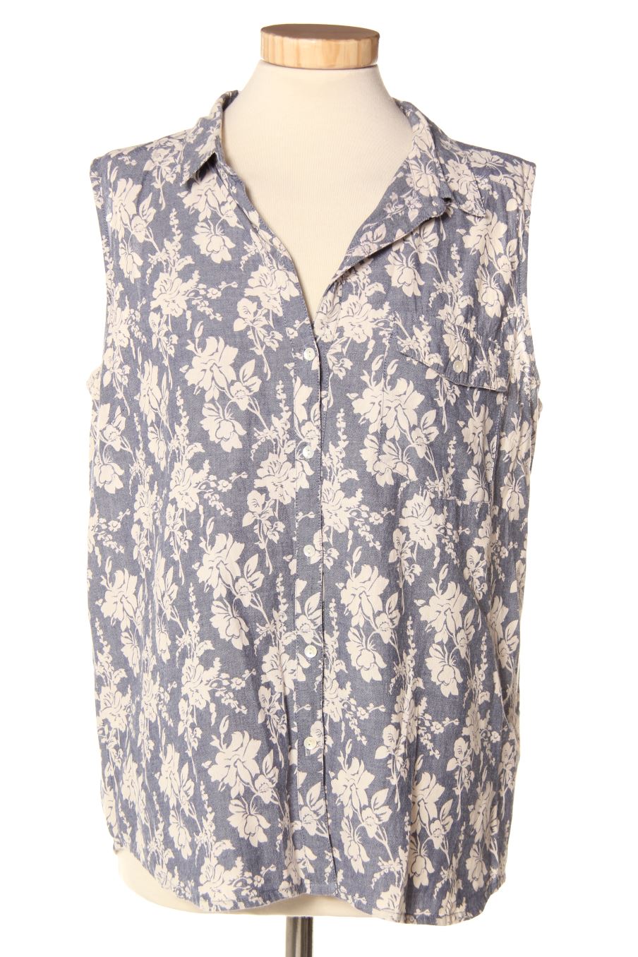 Chemise sans manches Milano de la taille M, de couleur fleurs