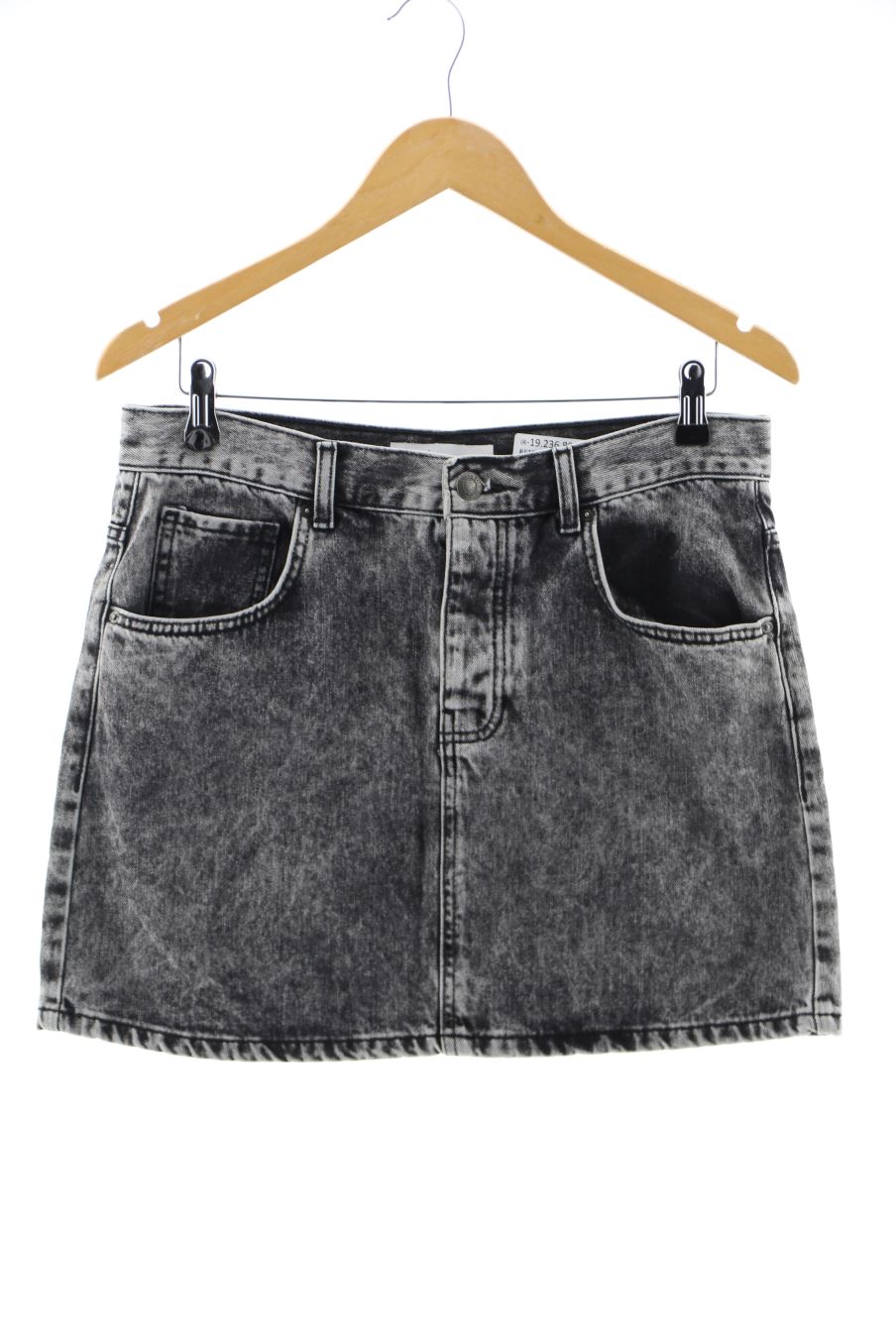Jupe Easy wear de la taille L, de couleur gris de denim