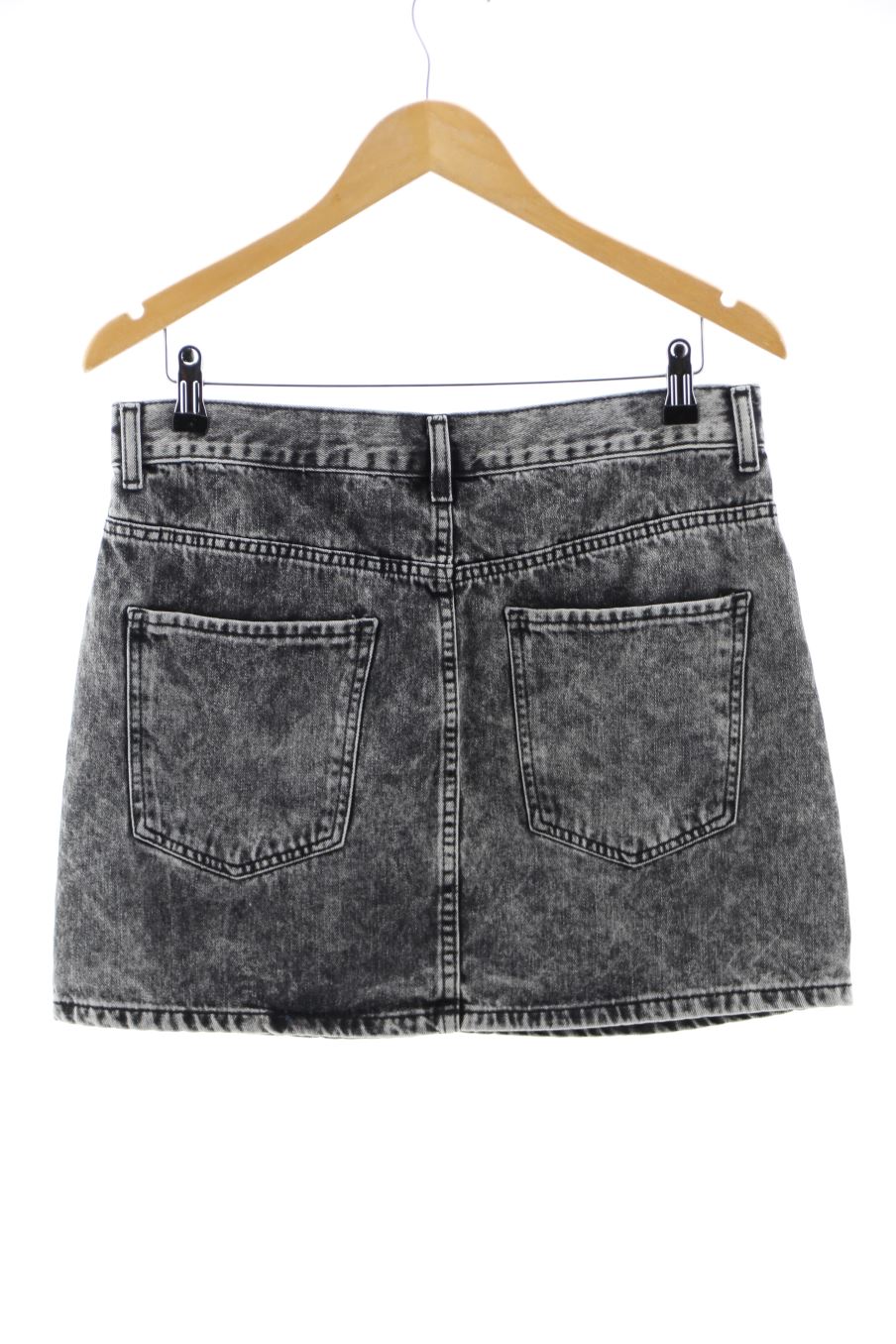 Jupe Easy wear de la taille L, de couleur gris de denim