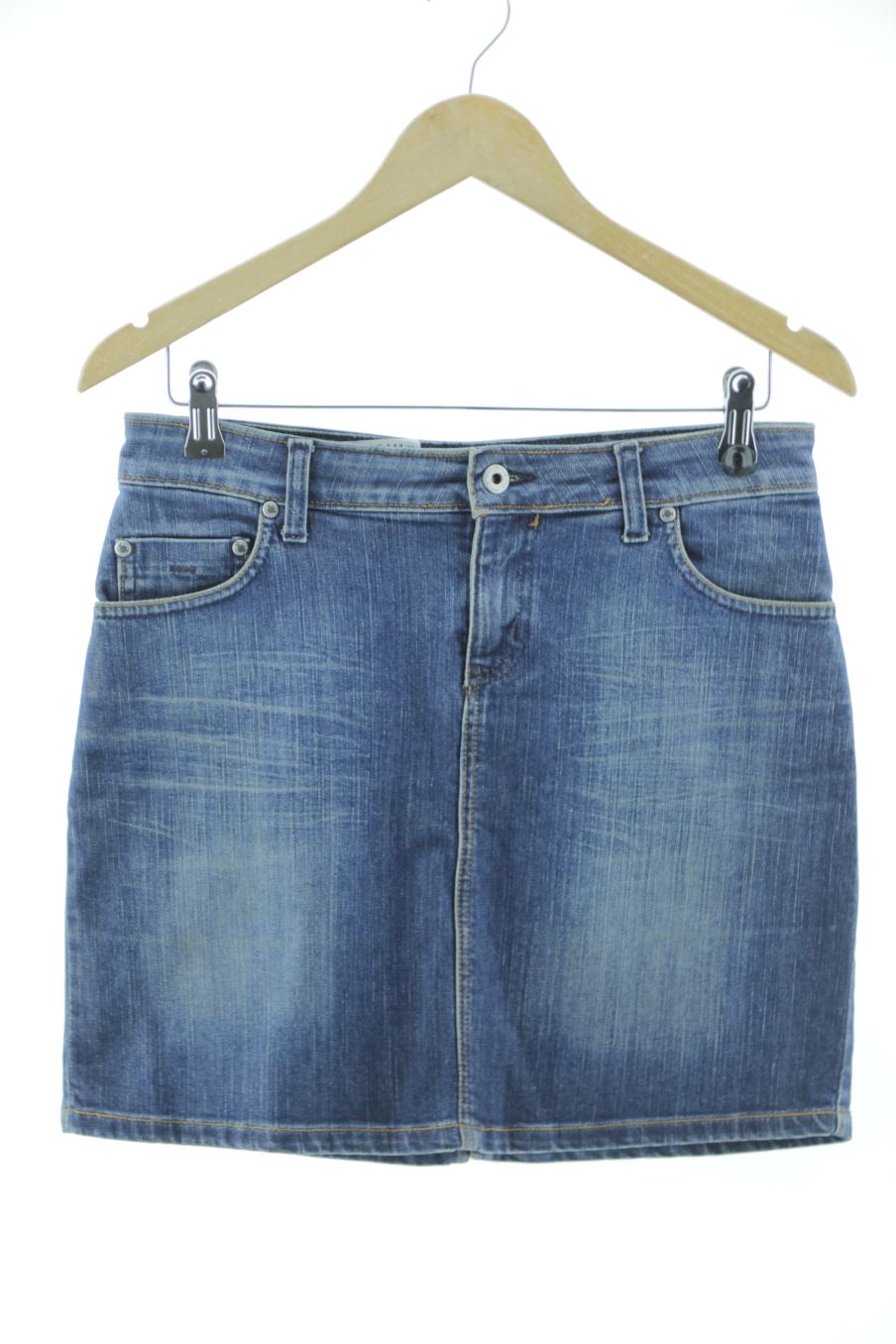 Jupe Fórmula Joven de la taille 38, de couleur bleu de denim