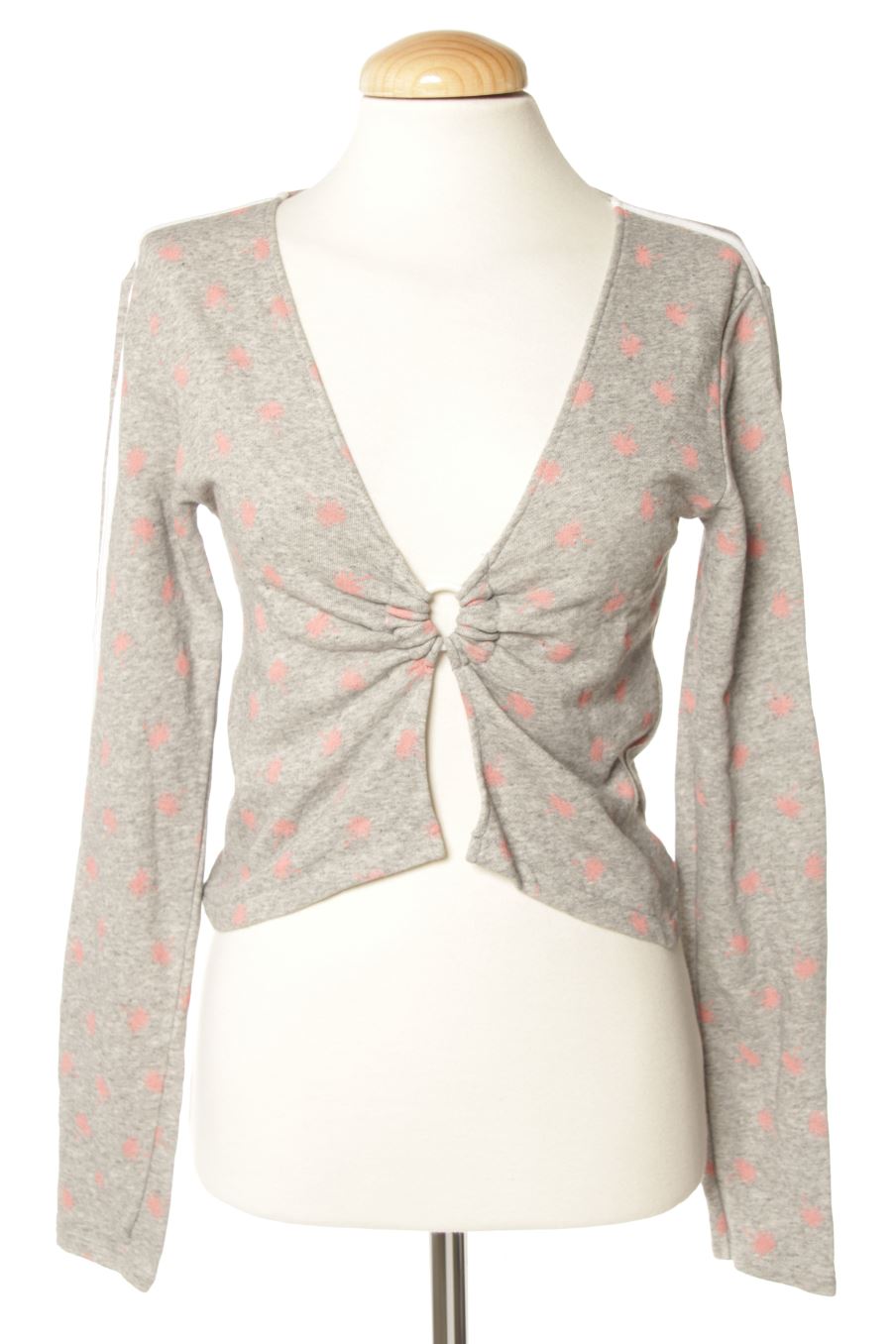 Aufwändiges Top von Undiz Größe M, Farbe Grau, für