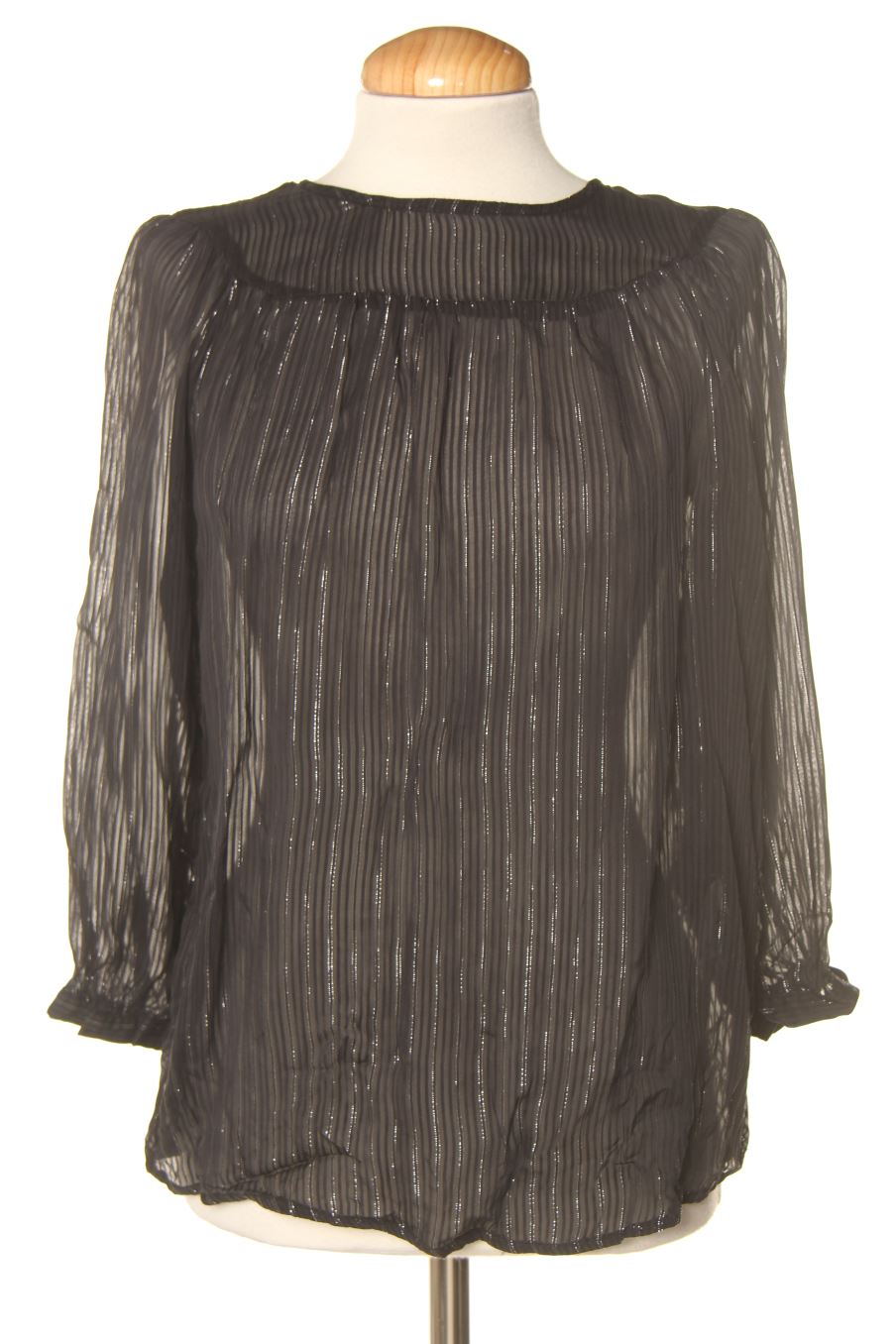 Blusa de manga larga de Milano de la talla S, de color negro