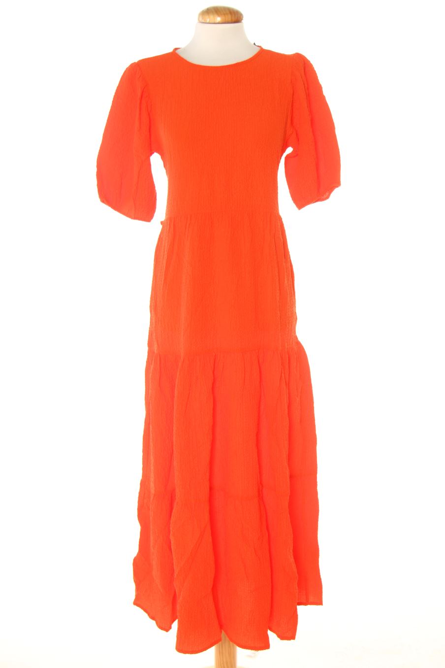 Robe casual Desigual de la taille M, de couleur orange