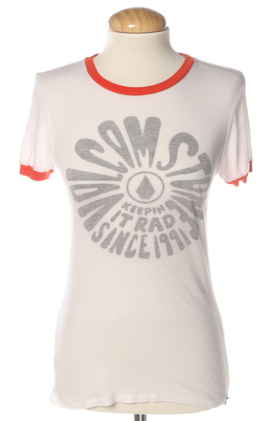 T-shirt Volcom de la taille XS, de couleur blanc