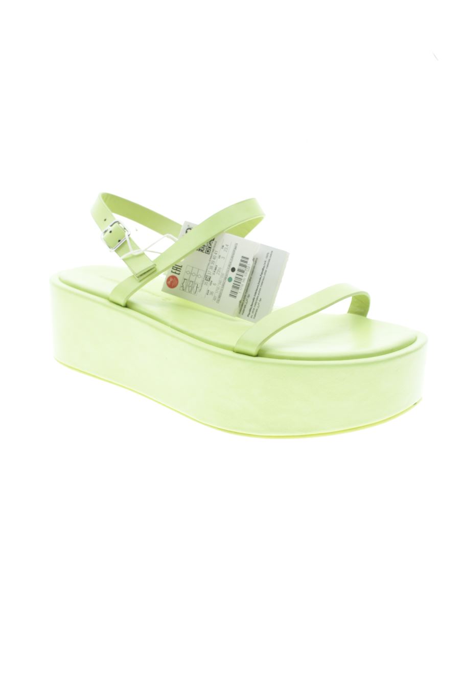 Plataformas de Pull & Bear de la talla 36, de color verde de