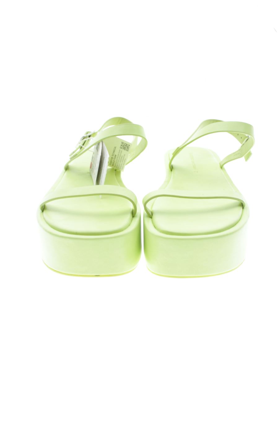 Plataformas de Pull & Bear de la talla 36, de color verde de