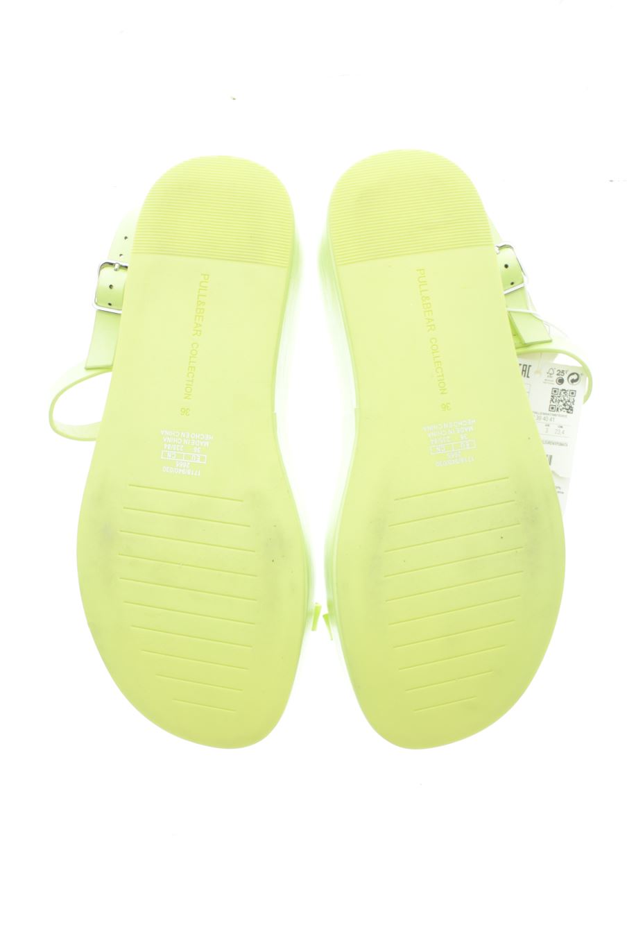 Plataformas de Pull & Bear de la talla 36, de color verde de