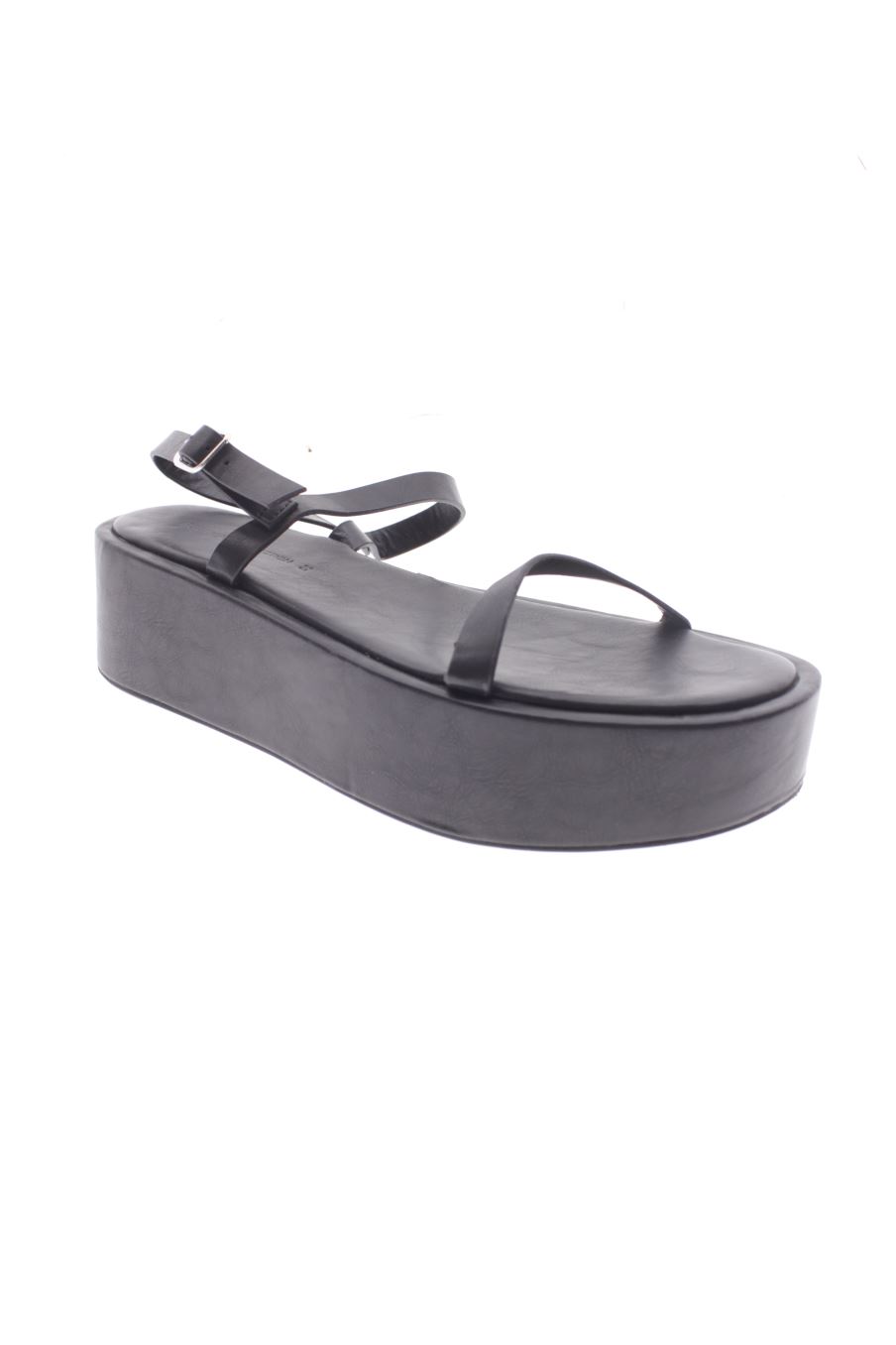 Plataformas de Pull & Bear de la talla 38, de color negro de