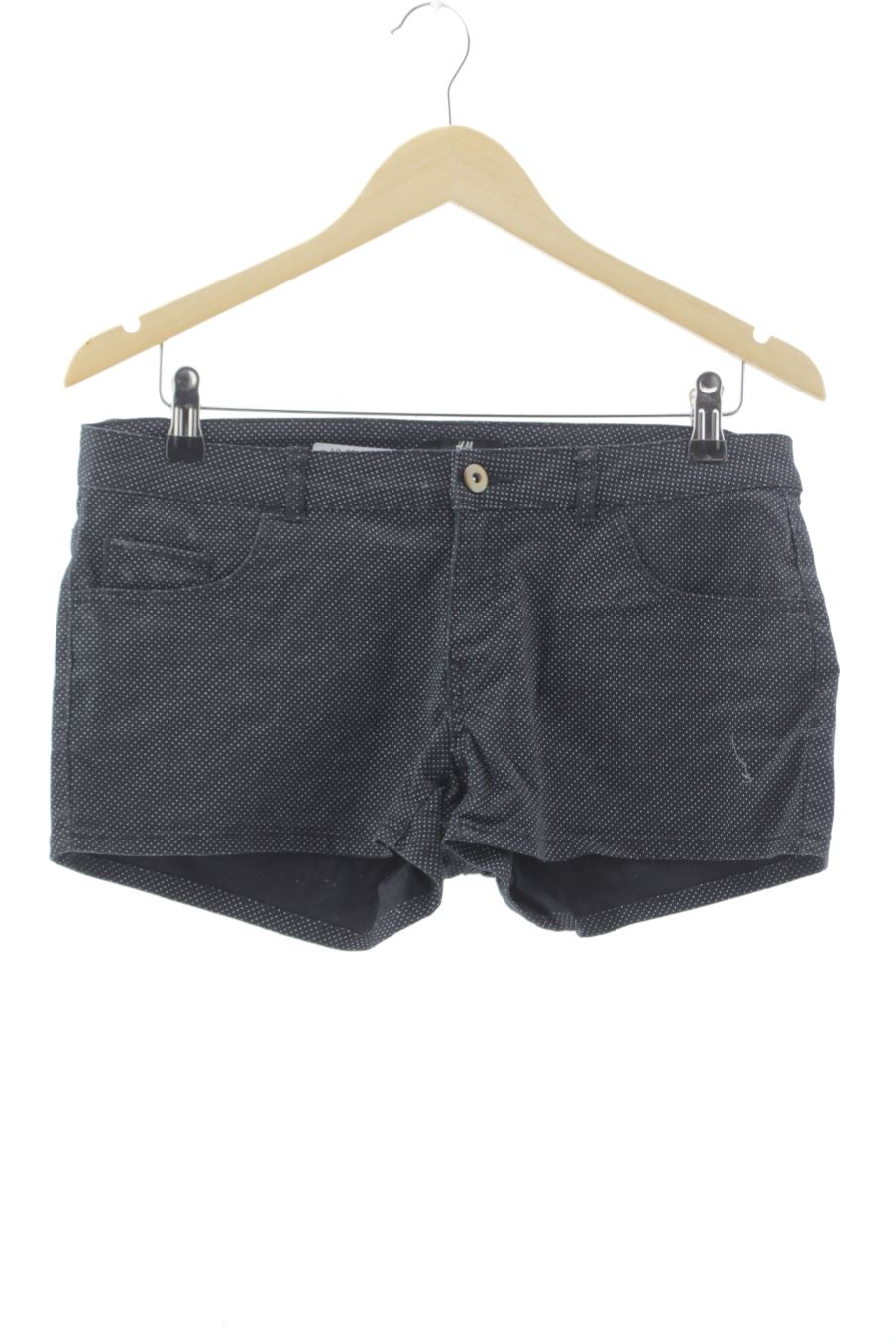 Shorts H&M de la taille 38, de couleur noir de denim