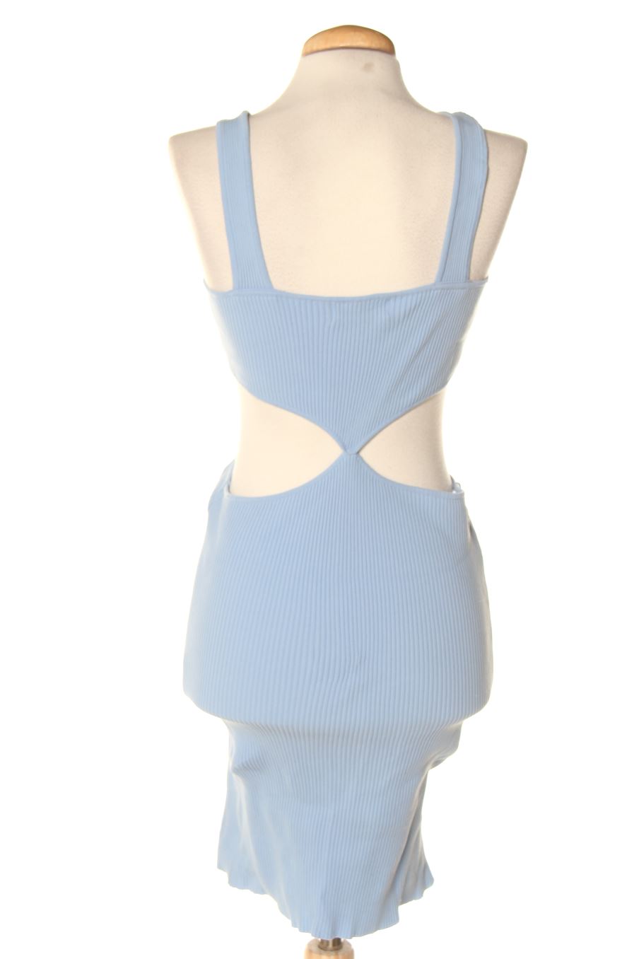 Robe casual Bershka de la taille M, de couleur bleu