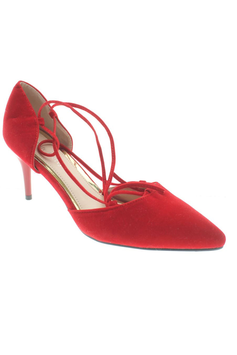 Zapatos de tacon de Lady Pretty de la talla 41, de color rojo de