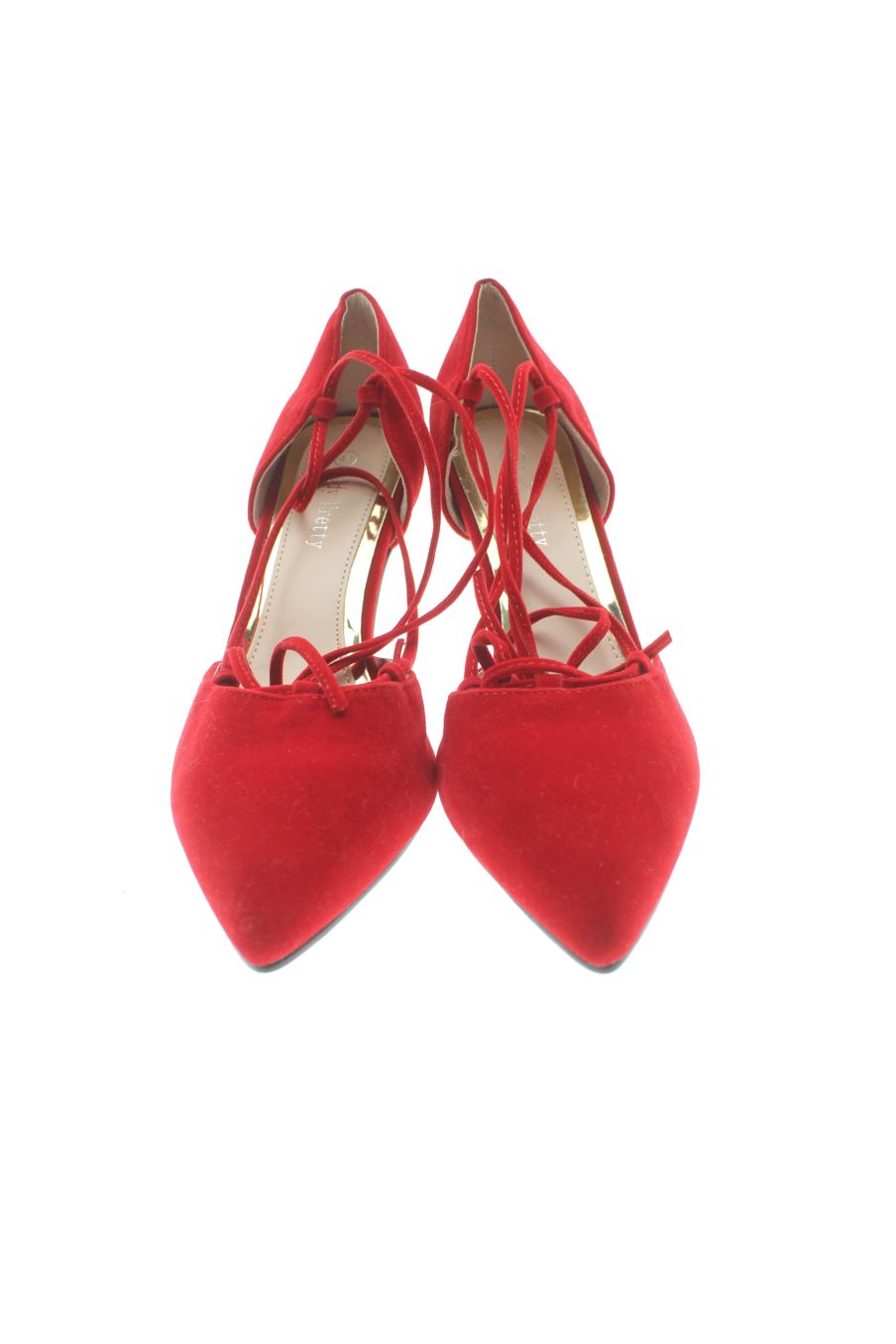 Zapatos de tacon de Lady Pretty de la talla 41, de color rojo de