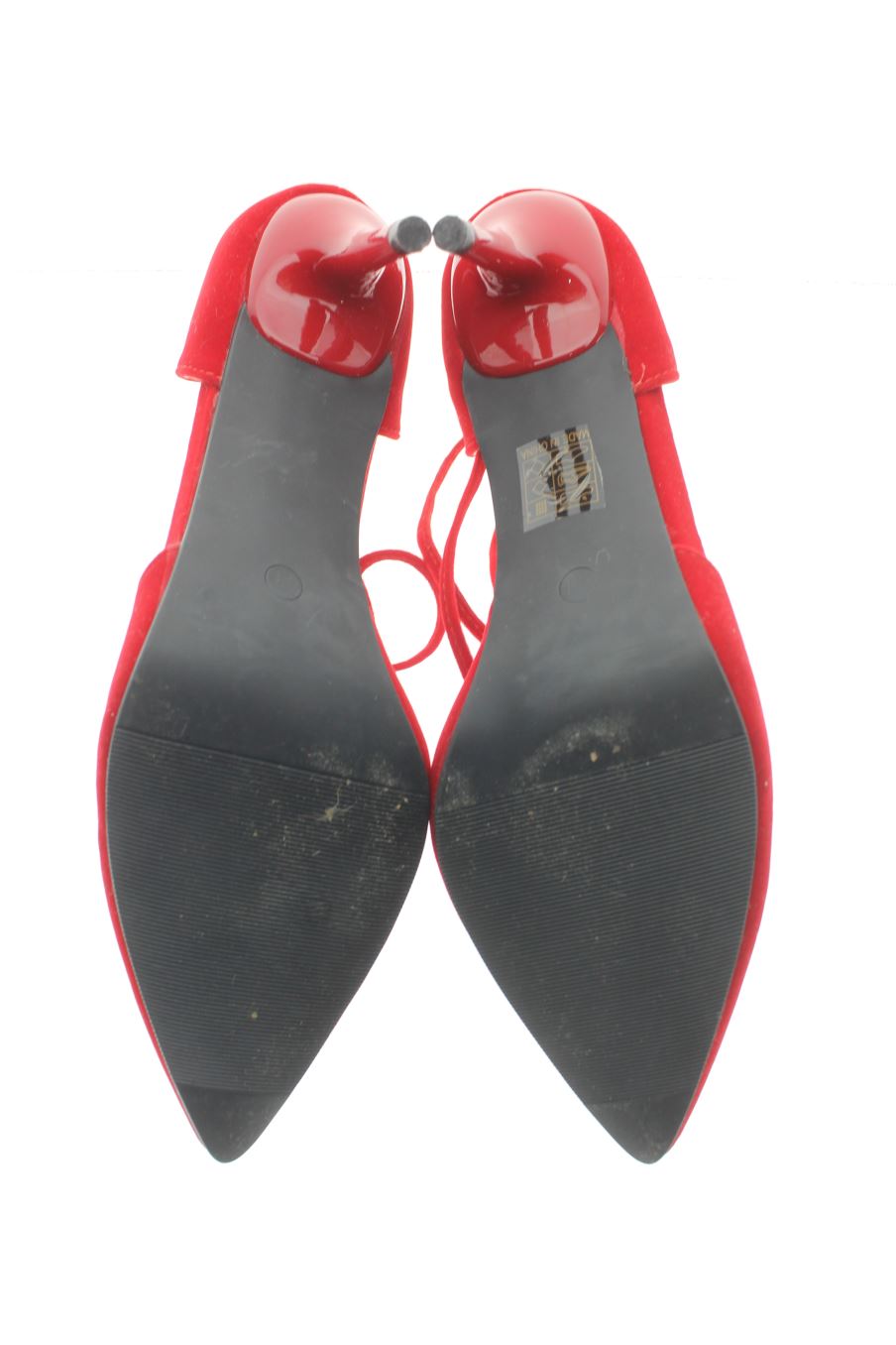 Zapatos de tacon de Lady Pretty de la talla 41, de color rojo de