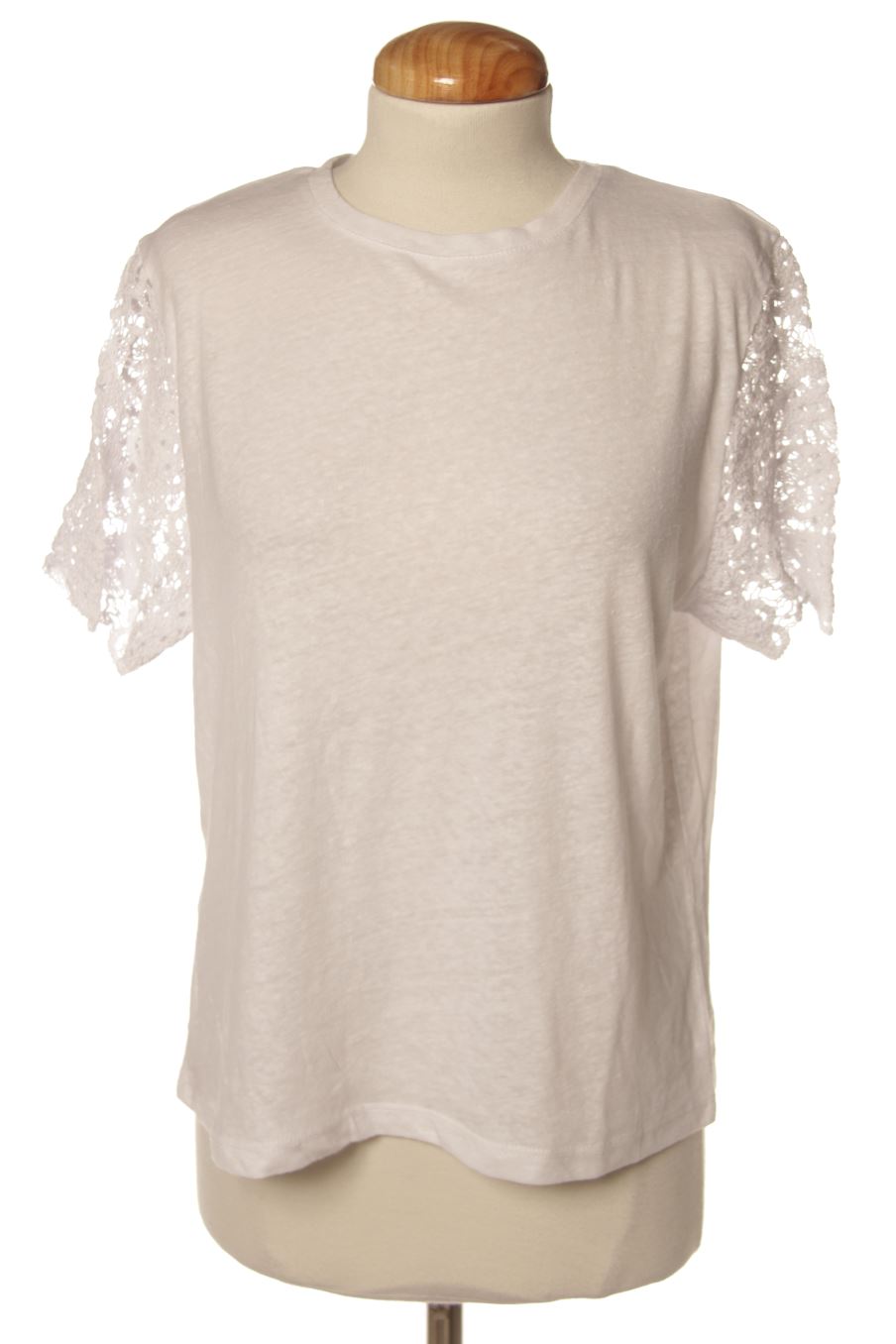 Camiseta de Mango de la talla S, de color blanco