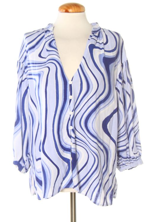 Blusa a maniche lunghe