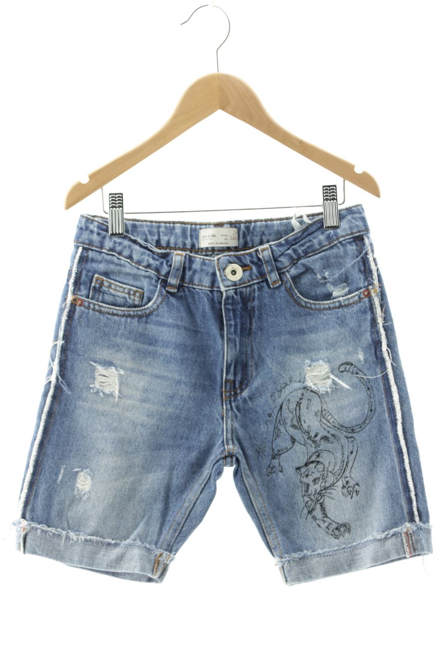 gebraucht Zara Kurze Hose Größe 134 aus Denim
