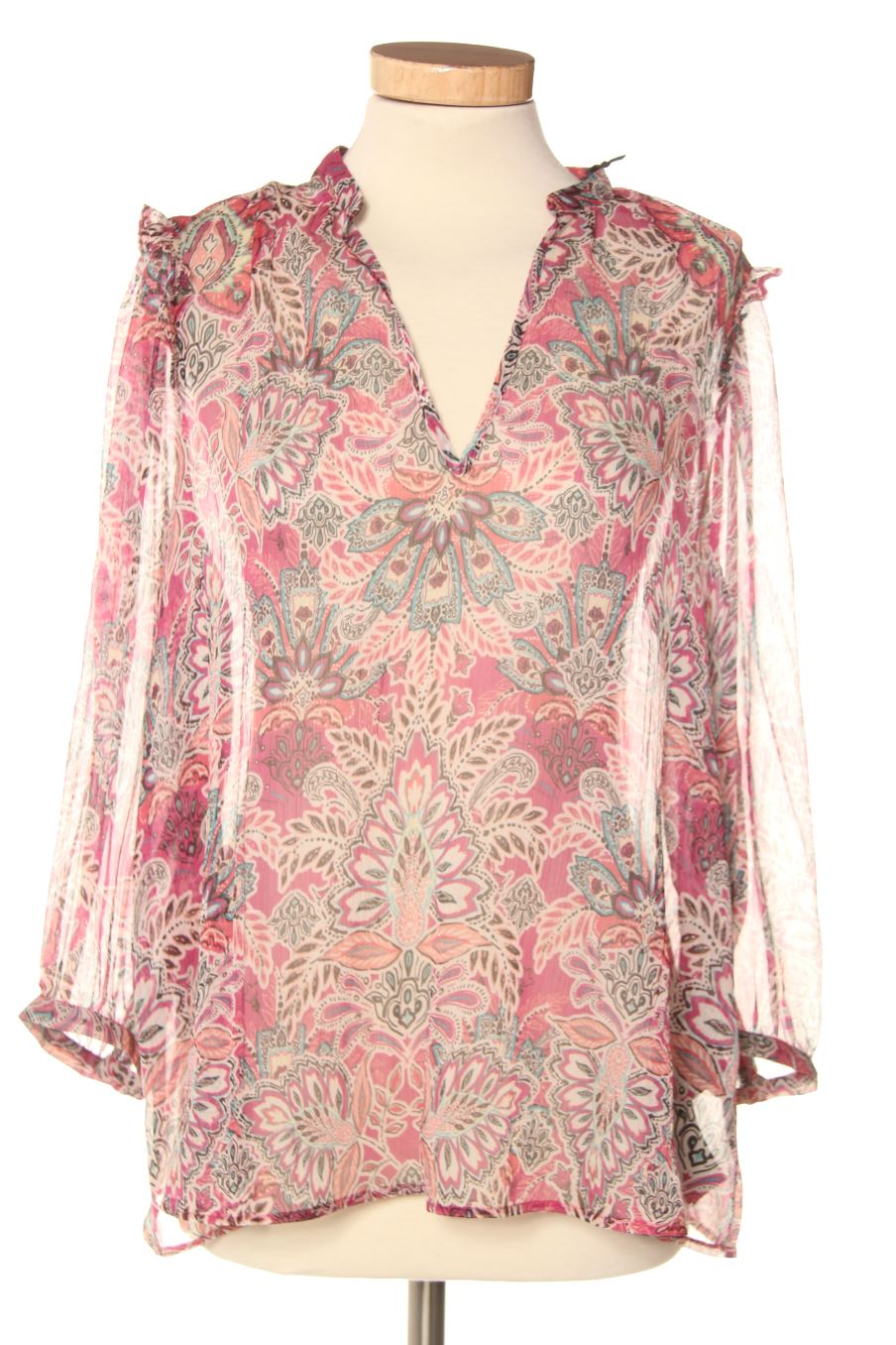 Blouse à manches longues Ikks de la taille 40, de couleur imprimés