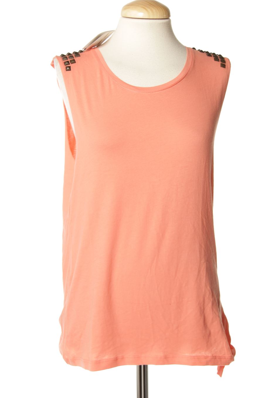 Camiseta sin mangas de Bershka de la talla M, de color rosa