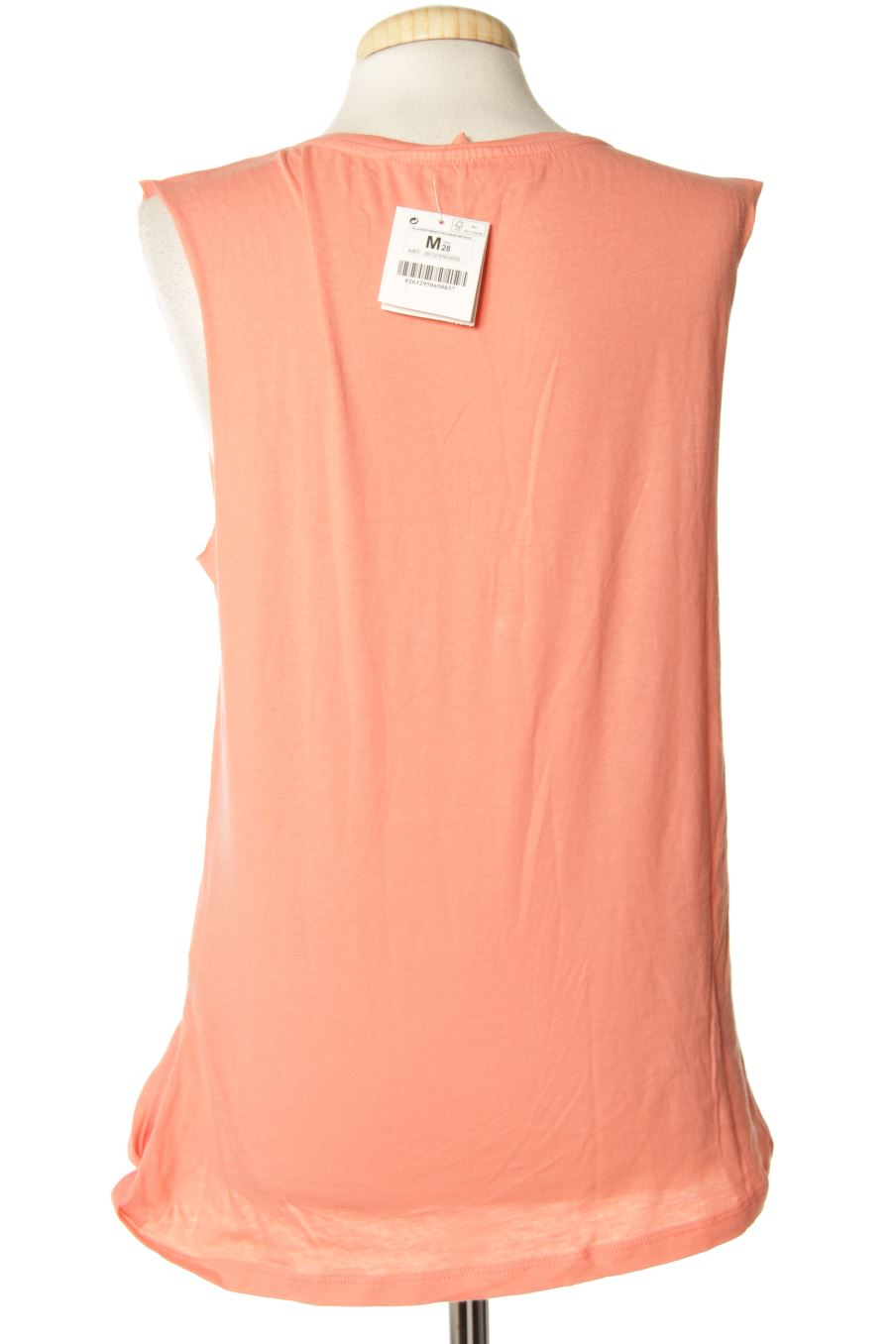 Camiseta sin mangas de Bershka de la talla M, de color rosa