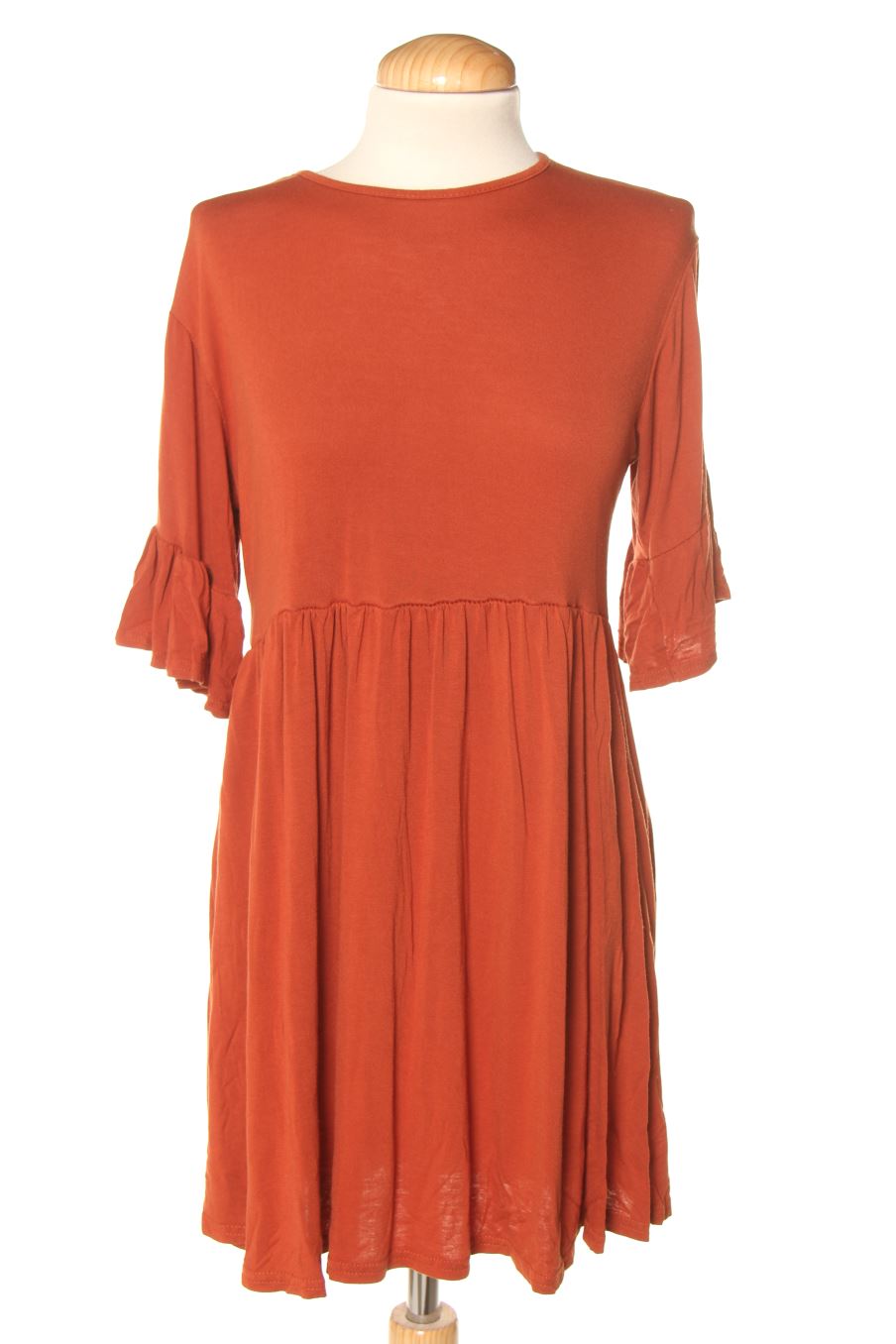 Robe casual Boohoo de la taille 36, de couleur marron