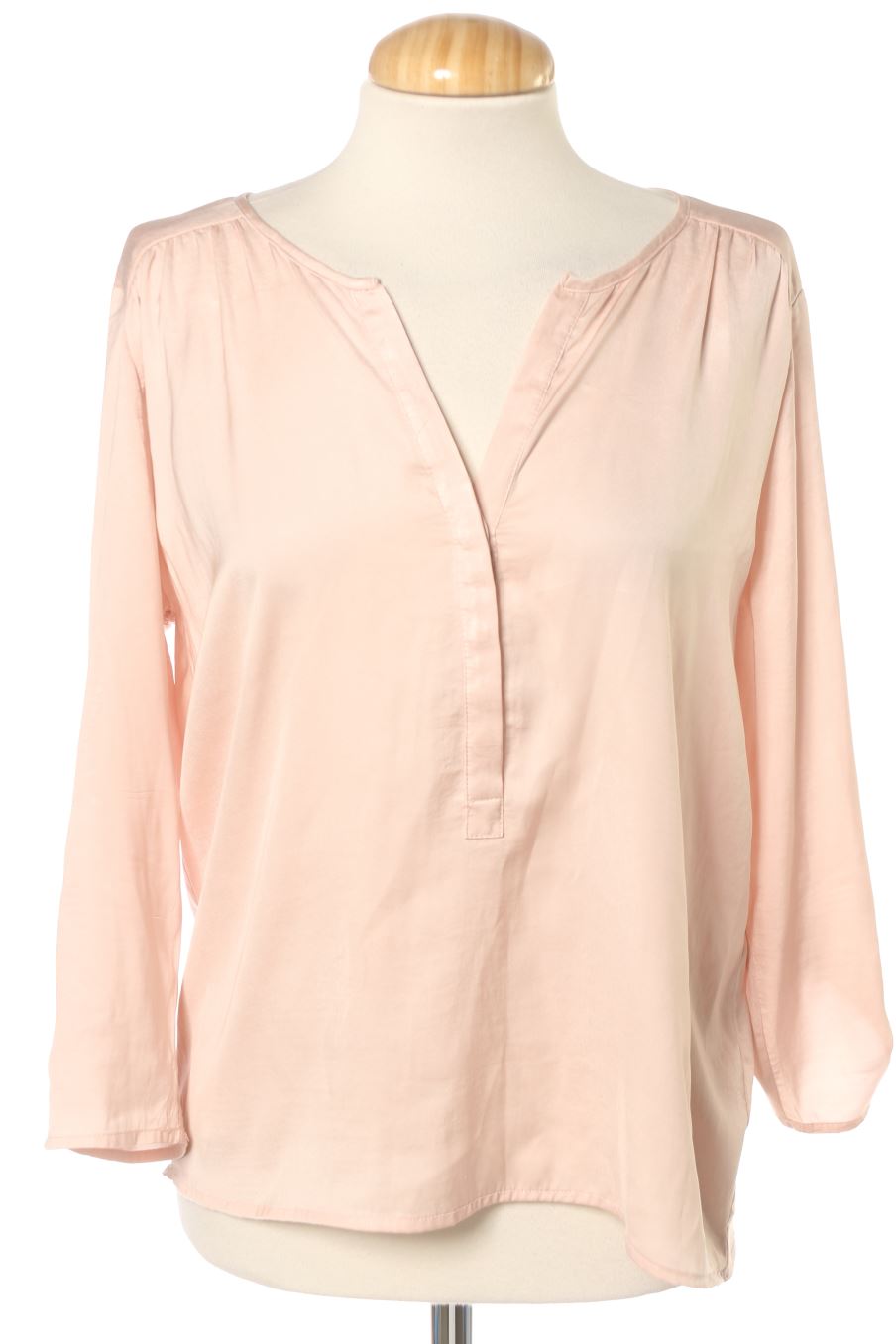 Blouse à manches longues Stradivarius de la taille M, de couleur rose