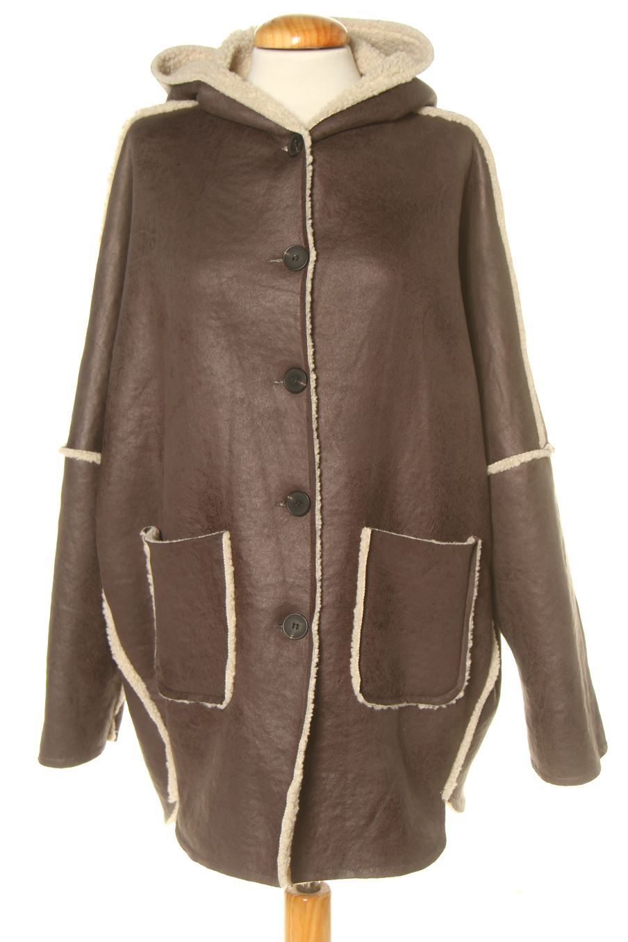 Manteau Mulaya de la taille L, de couleur gris