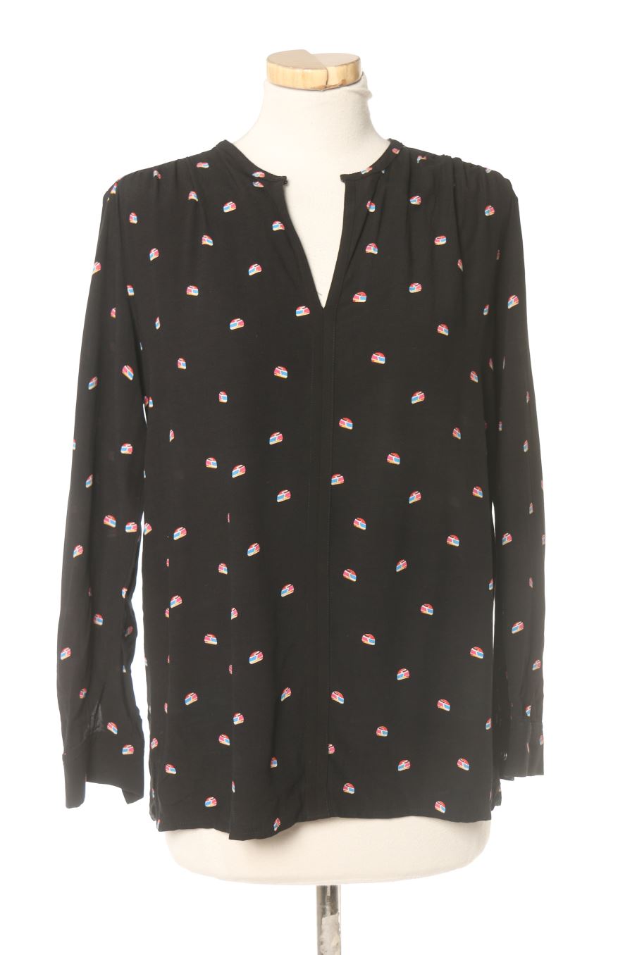 Blouse à manches longues BIMBA Y LOLA de la taille XS, de couleur noir
