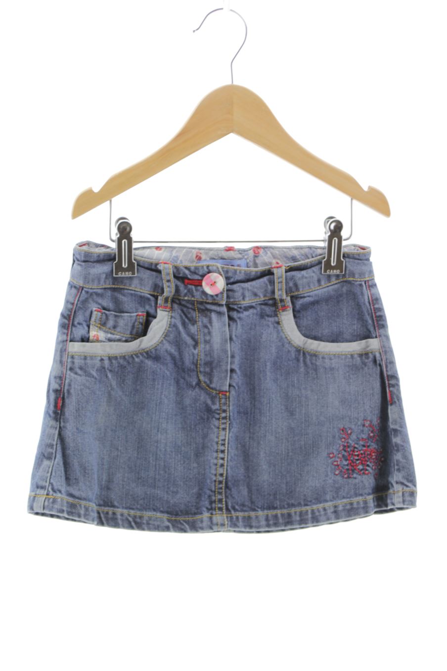 Jupe kenzo de la taille 6 ans de denim de seconde main