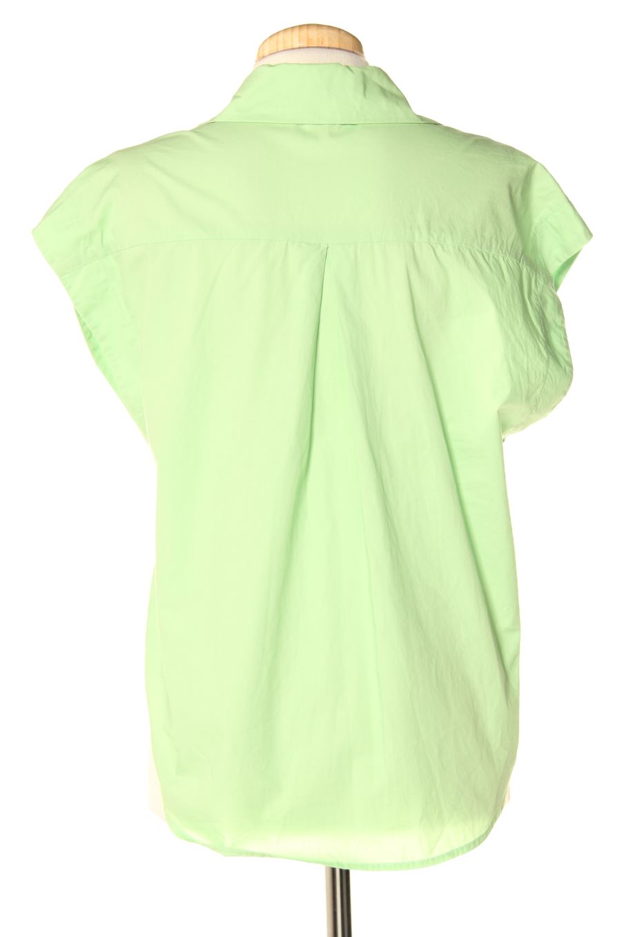 Camisa sin mangas de Mango de la talla XS, de color verde