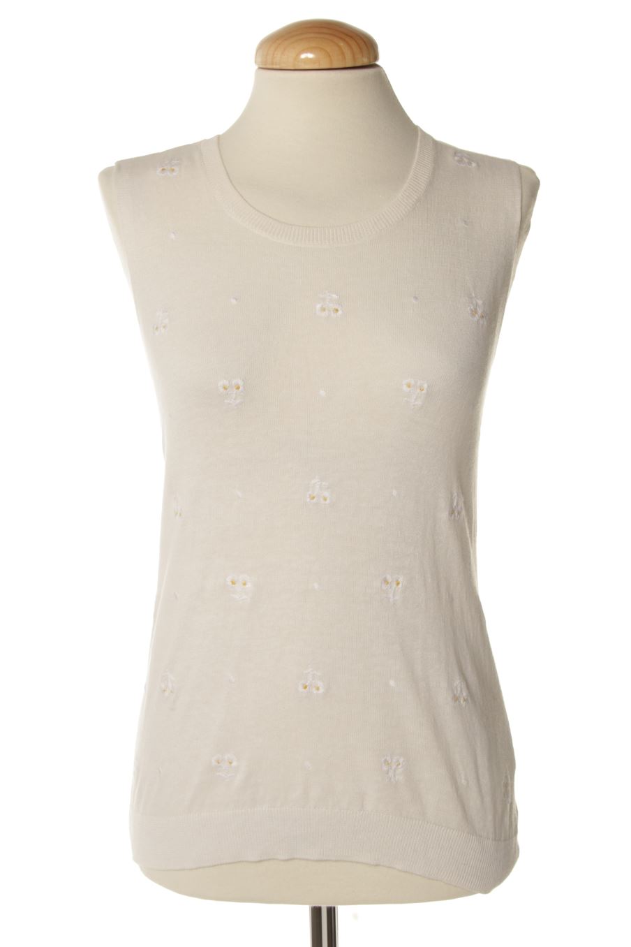 Aufwändiges Top von Nice Things Größe M, Farbe Weiss, für