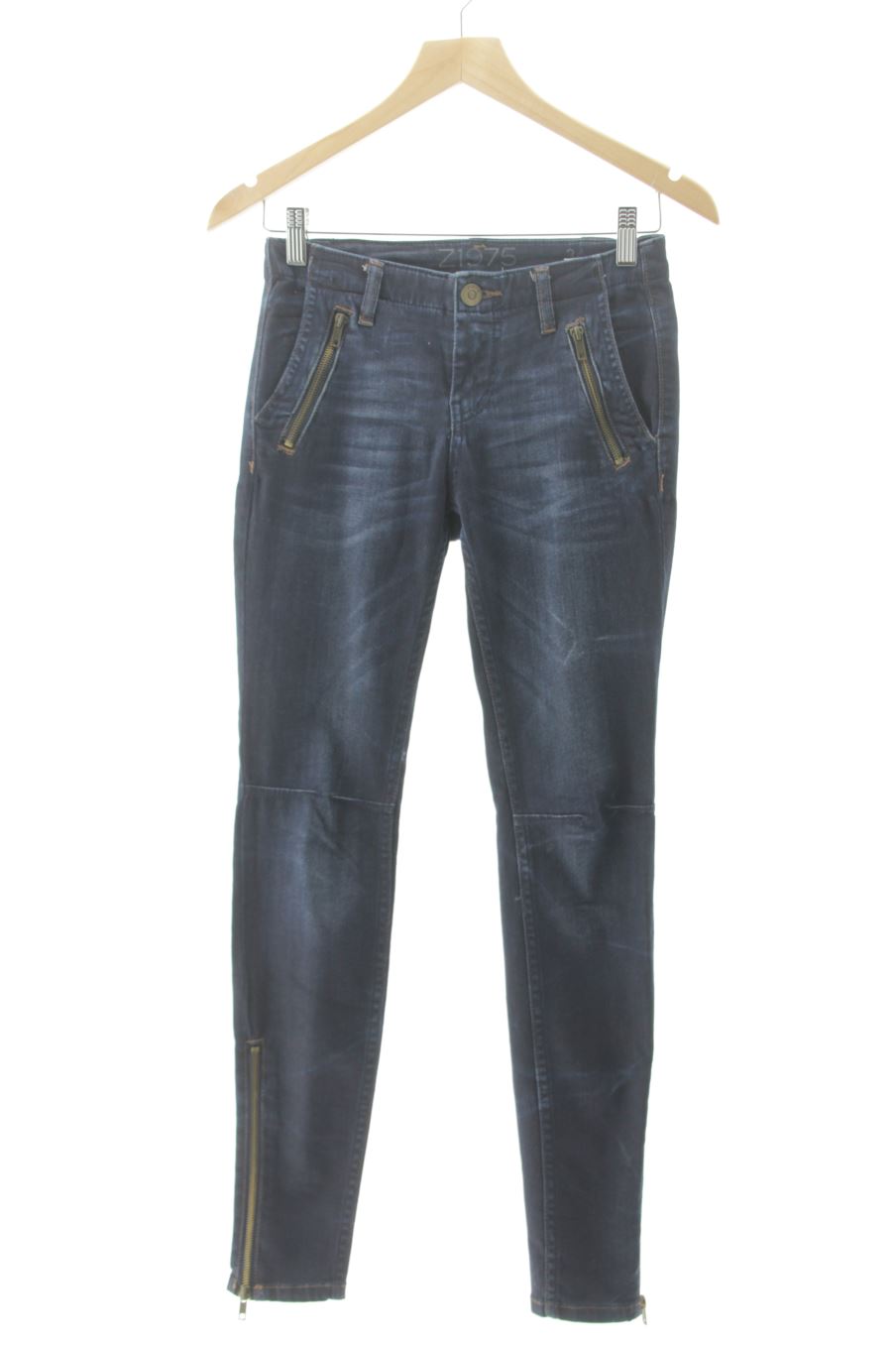 Jeans Zara de la taille 34, de couleur bleu de denim