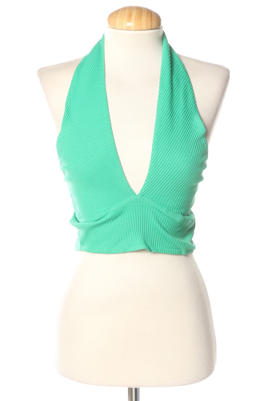 Top Zara de la taille M, de couleur vert