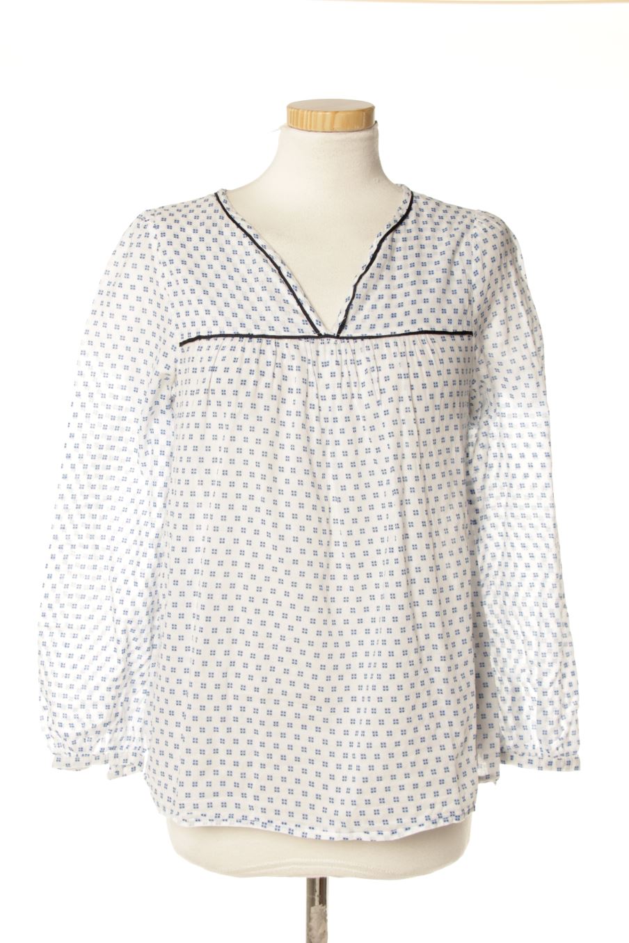 Blusa de manga larga de H&M de la talla 38, de color azul