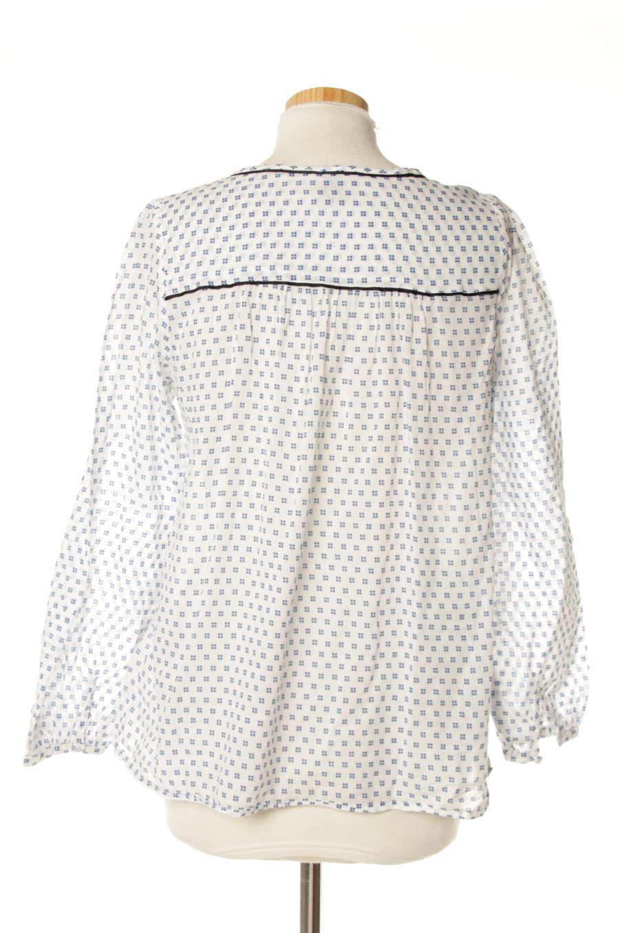 Blusa de manga larga de H&M de la talla 38, de color azul