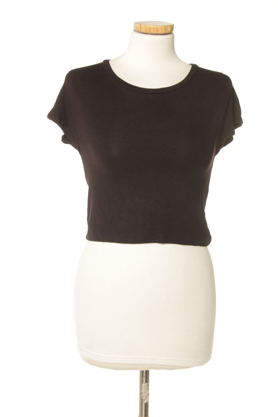 Camiseta sin mangas de Zara de la talla S, de color negro