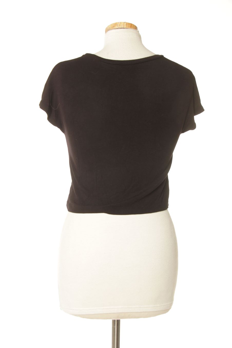Camiseta sin mangas de Zara de la talla S, de color negro
