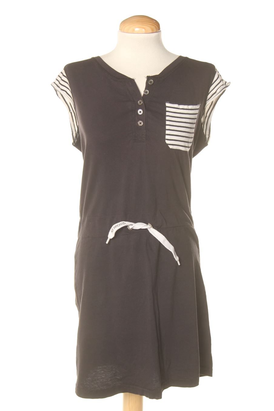 Robe casual Deeluxe de la taille S, de couleur noir