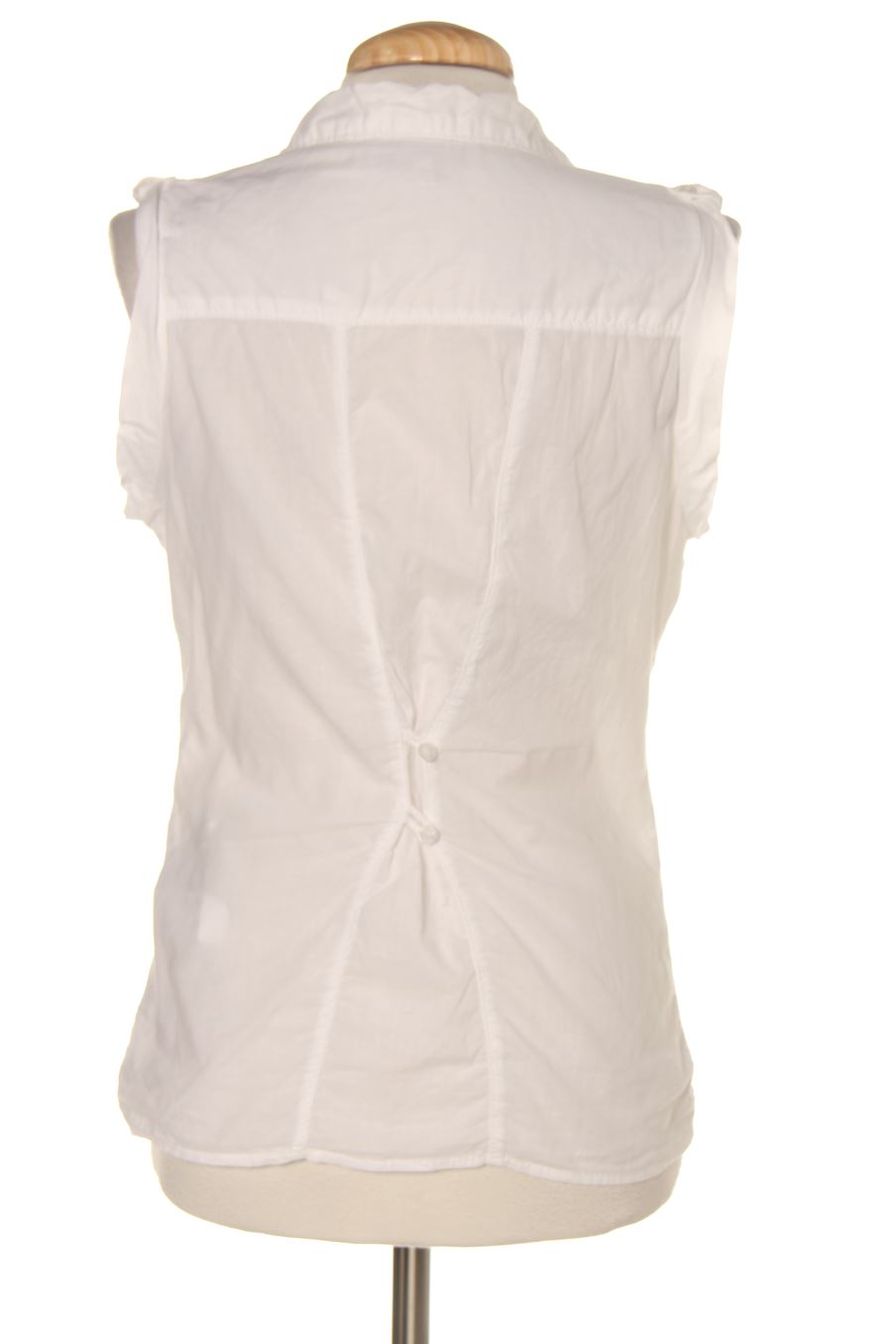 Ärmelloses Hemd von Bershka Größe S, Farbe Weiss, für