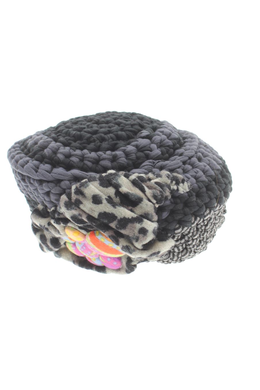Gorro de Raquel Castaño de la talla Única, de color negro