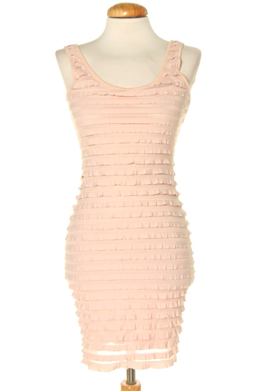 Robe casual H&M de la taille 34, de couleur rose