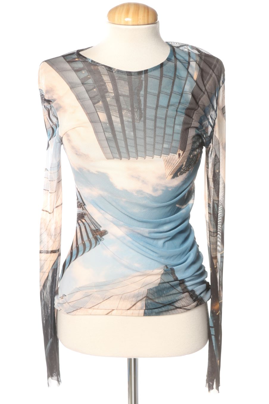 Blouse à manches longues Zara de la taille M, de couleur imprimés