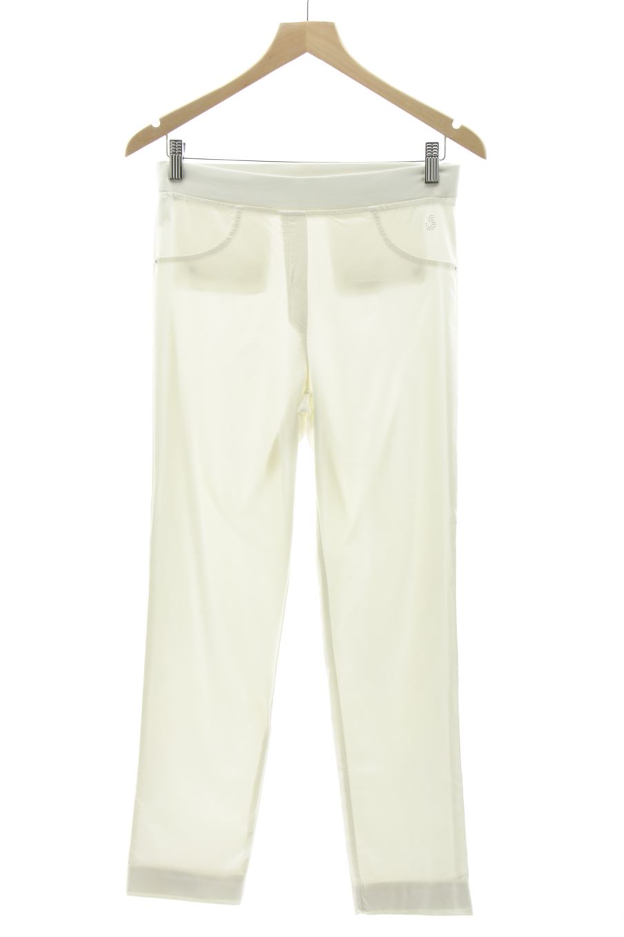 Pantalón Casual de Sissu`s de la talla 38, de color blanco